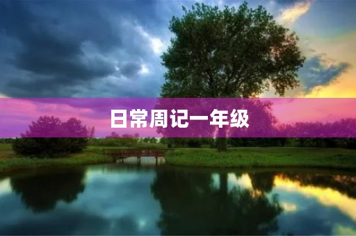 日常周记一年级
