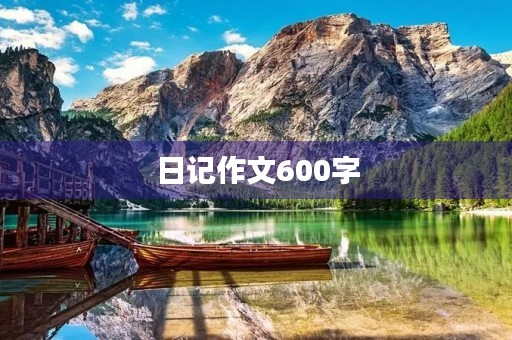 日记作文600字 日记作文600字