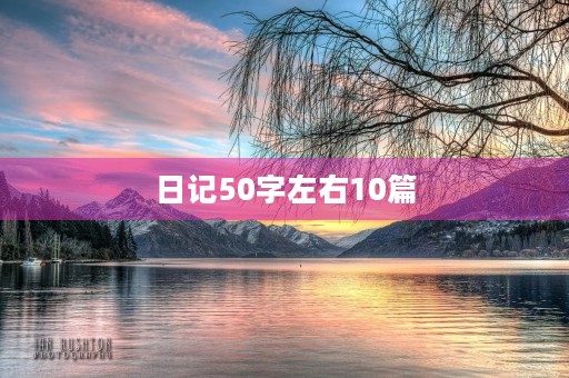 日记50字左右10篇