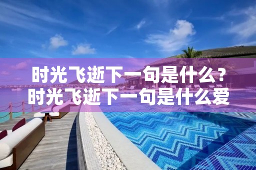 时光飞逝下一句是什么？时光飞逝下一句是什么爱情