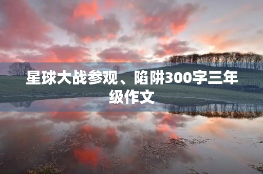 星球大战参观、陷阱300字三年级作文