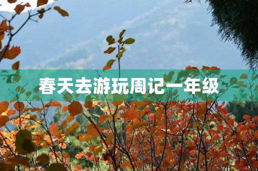 春天去游玩周记一年级