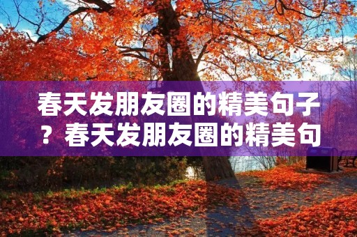 春天发朋友圈的精美句子?春天发朋友圈的精美句子配图 春天发朋友圈的精美句子?春天发朋友圈的精美句子配图