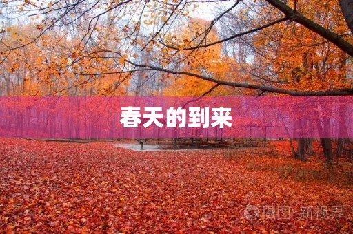 春天的到来 春天的到来