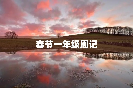 春节一年级周记