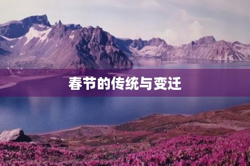 春节的传统与变迁 春节的传统与变迁