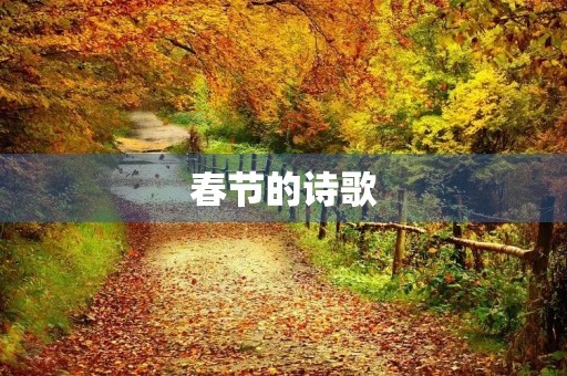春节的诗歌 春节的诗歌