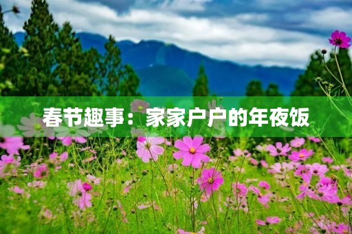 春节趣事：家家户户的年夜饭