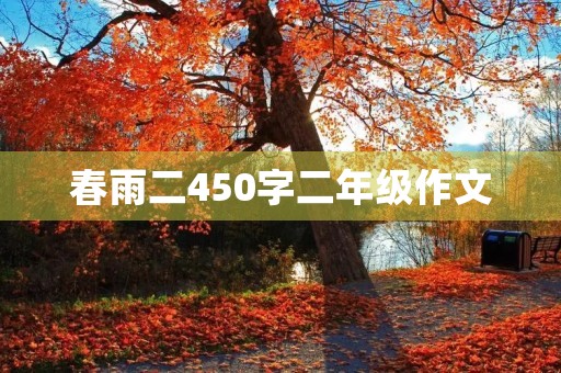 春雨二450字二年级作文