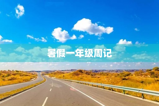 暑假一年级周记 暑假一年级周记
