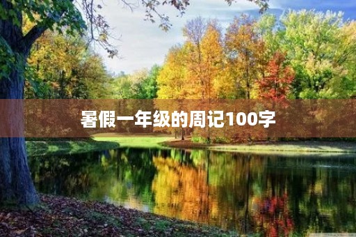暑假一年级的周记100字 暑假一年级的周记100字