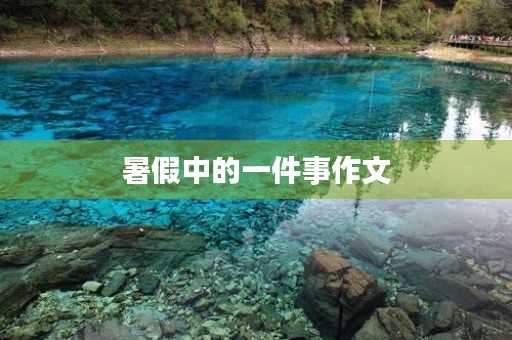 暑假中的一件事作文