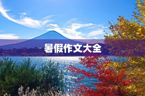 暑假作文大全 暑假作文大全