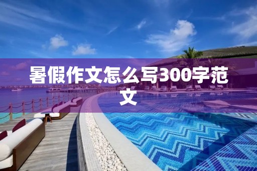 暑假作文怎么写300字范文