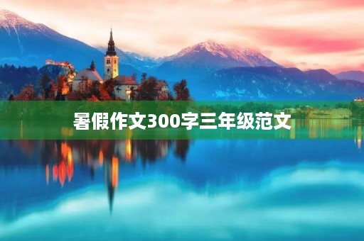 暑假作文300字三年级范文 暑假作文300字三年级范文
