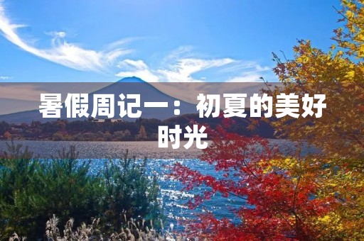 暑假周记一:初夏的美好时光 暑假周记一:初夏的美好时光