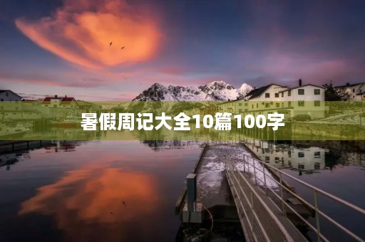 暑假周记大全10篇100字