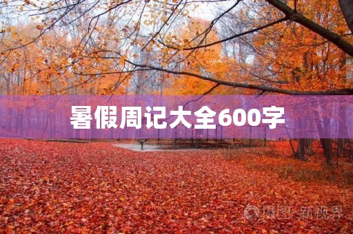 暑假周记大全600字 暑假周记大全600字