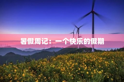 暑假周记:一个快乐的假期 暑假周记:一个快乐的假期