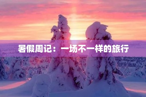 暑假周记:一场不一样的旅行 暑假周记:一场不一样的旅行