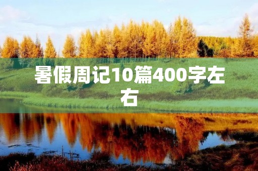 暑假周记10篇400字左右