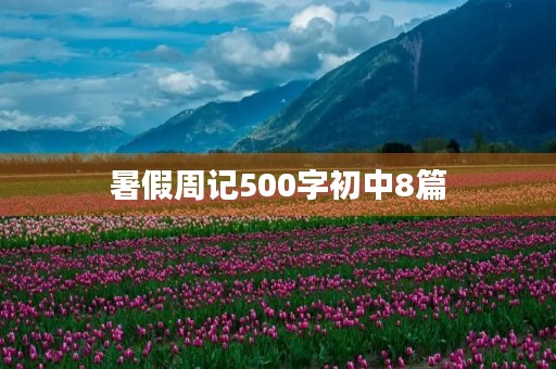 暑假周记500字初中8篇 暑假周记500字初中8篇