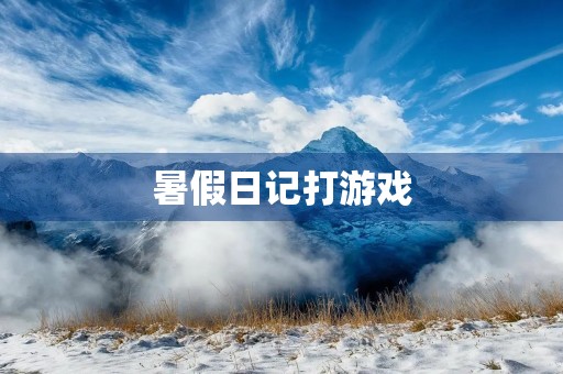 暑假日记打游戏 暑假日记打游戏