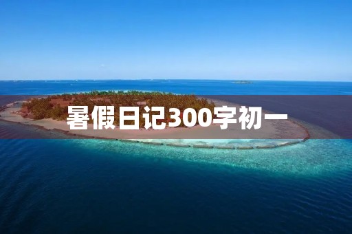 暑假日记300字初一 暑假日记300字初一