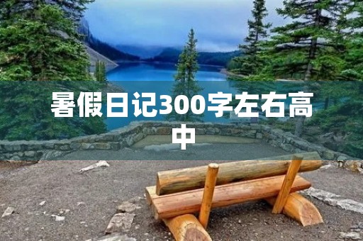 暑假日记300字左右高中 暑假日记300字左右高中