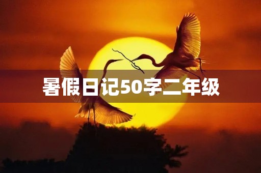 暑假日记50字二年级 暑假日记50字二年级