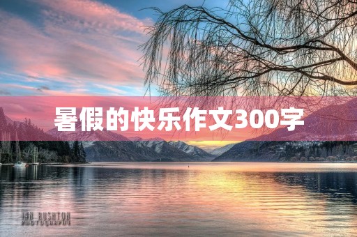 暑假的快乐作文300字