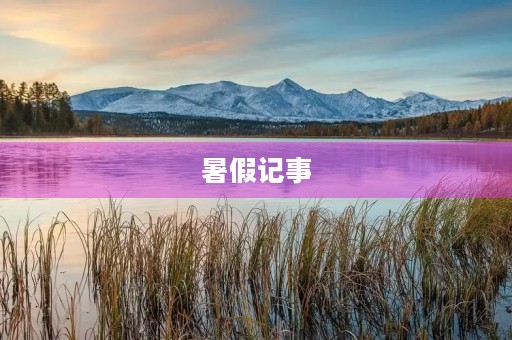 暑假记事 暑假记事