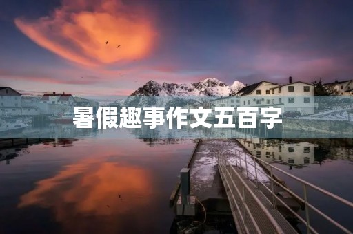 暑假趣事作文五百字