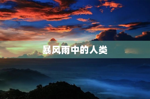 暴风雨中的人类