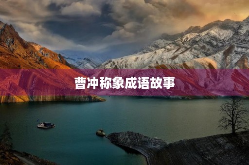 曹冲称象成语故事