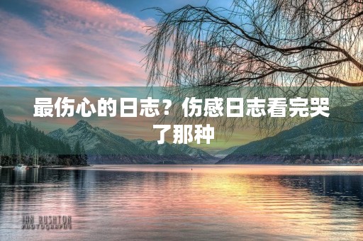 最伤心的日志？伤感日志看完哭了那种