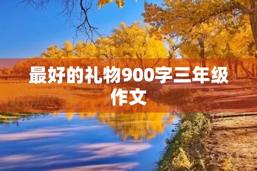 最好的礼物900字三年级作文