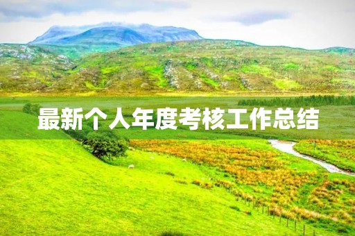 最新个人年度考核工作总结