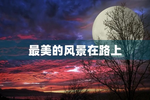 最美的风景在路上 最美的风景在路上