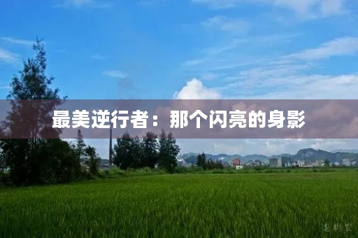最美逆行者：那个闪亮的身影
