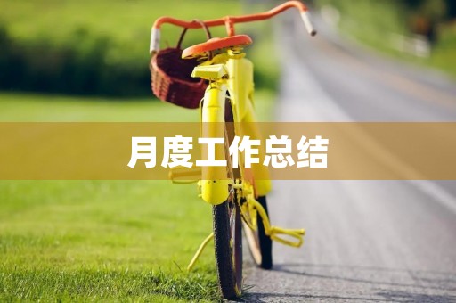 月度工作总结 月度工作总结