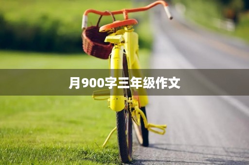 月900字三年级作文