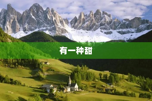 有一种甜，那是家的味道