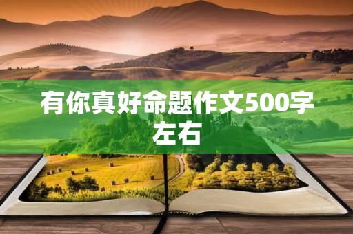 有你真好命题作文 有你真好命题作文