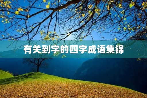 有关到字的四字成语集锦