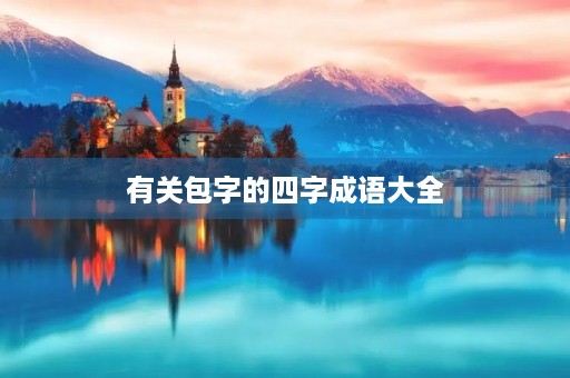 有关包字的四字成语大全 有关包字的四字成语大全