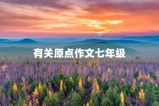 有关原点作文七年级 有关原点作文七年级