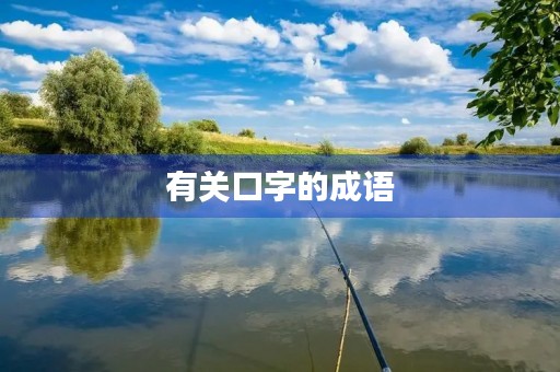 有关口字的成语