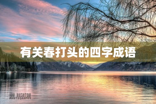有关春打头的四字成语