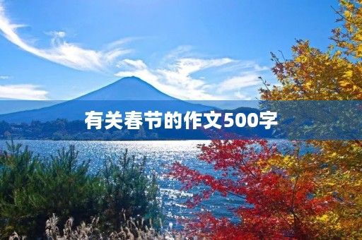 有关春节的作文500字 有关春节的作文500字